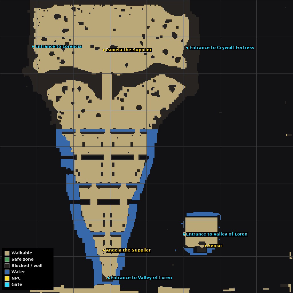 Valley of Loren minimap silhouette